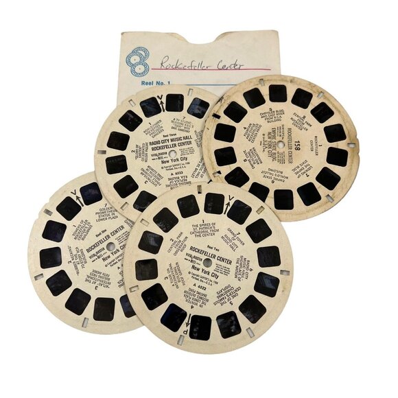 Vintage Viewmaster Reels Hopalong Cassidy Disney Gene Autry Tarzan Flintstones - Picture 5 of 7